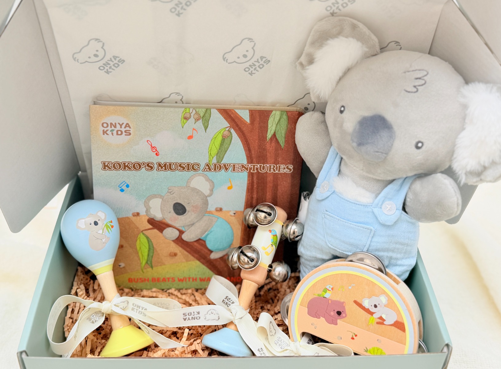 Koko's Music Adventure Gift Box-Koala & Wombat 5pcs Set