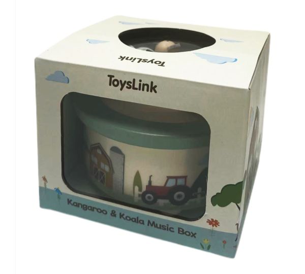 Buy Quality Wooden Kangaroo & Koala Music Box Online | Wholesale