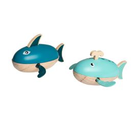 Wind-up Water Shark & Whale 