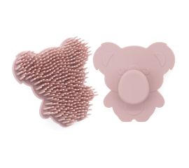 Pink Koala Silicone Baby Comb/Shampoo Brush