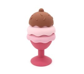 Silicone Ice Cream Stacking Toy