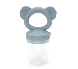 Blue Silicone Koala Baby Food Feeder