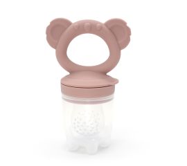 Pink Silicone Koala Baby Food Feeder