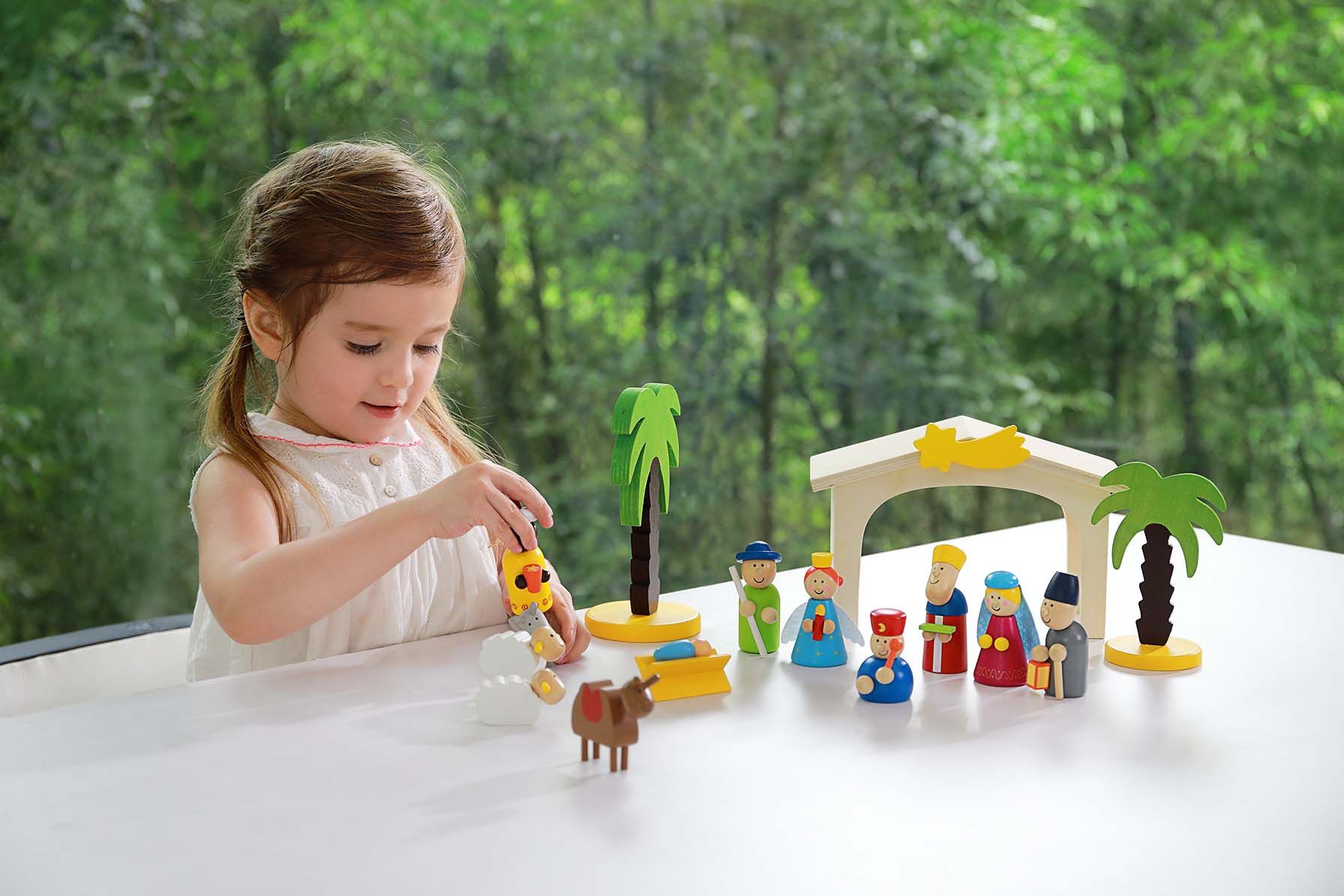 Wooden Nativity Set