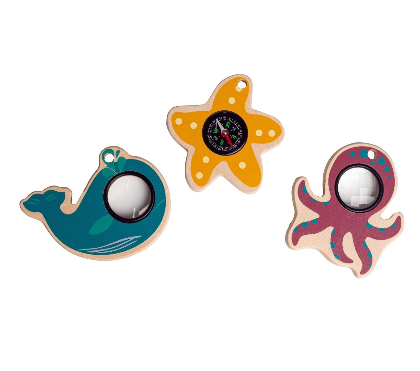 Sea Creature Compass & Magnifying Glasses