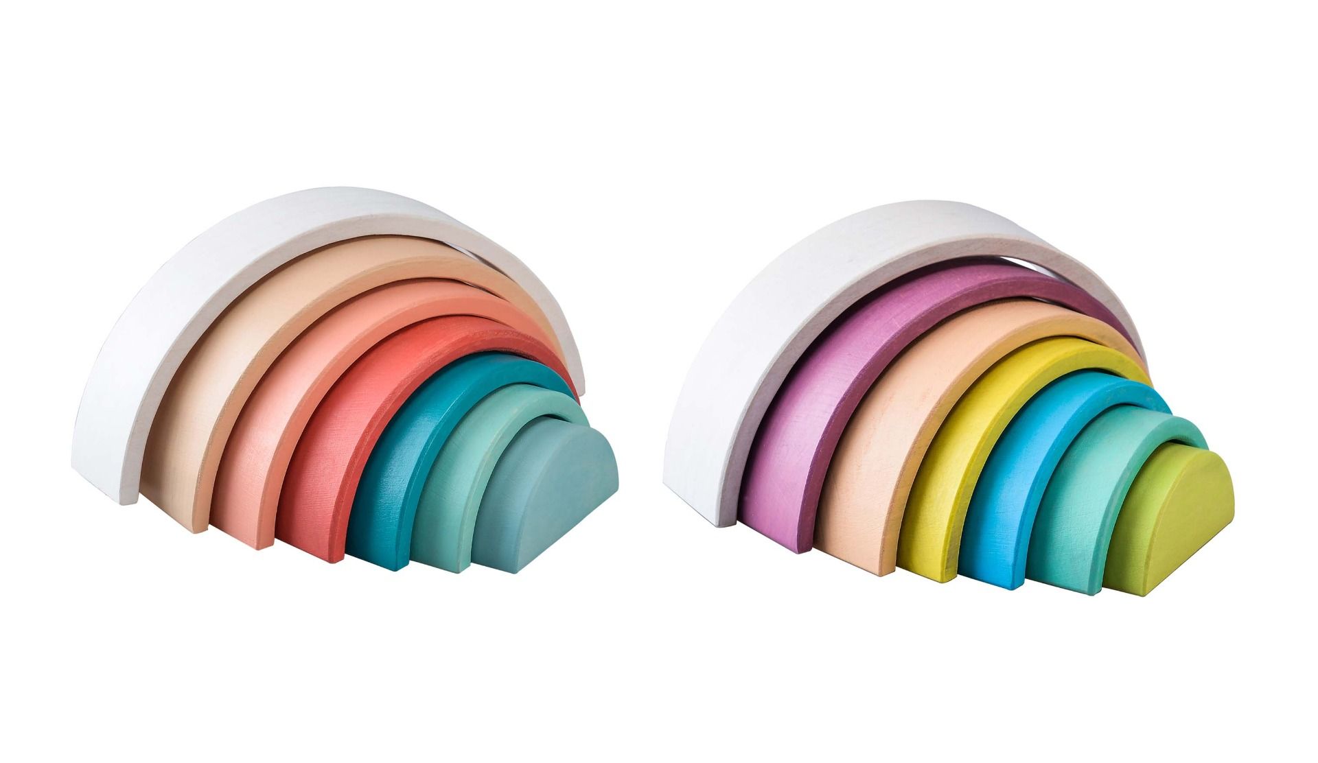  Wooden Rainbow Stacking Toy
