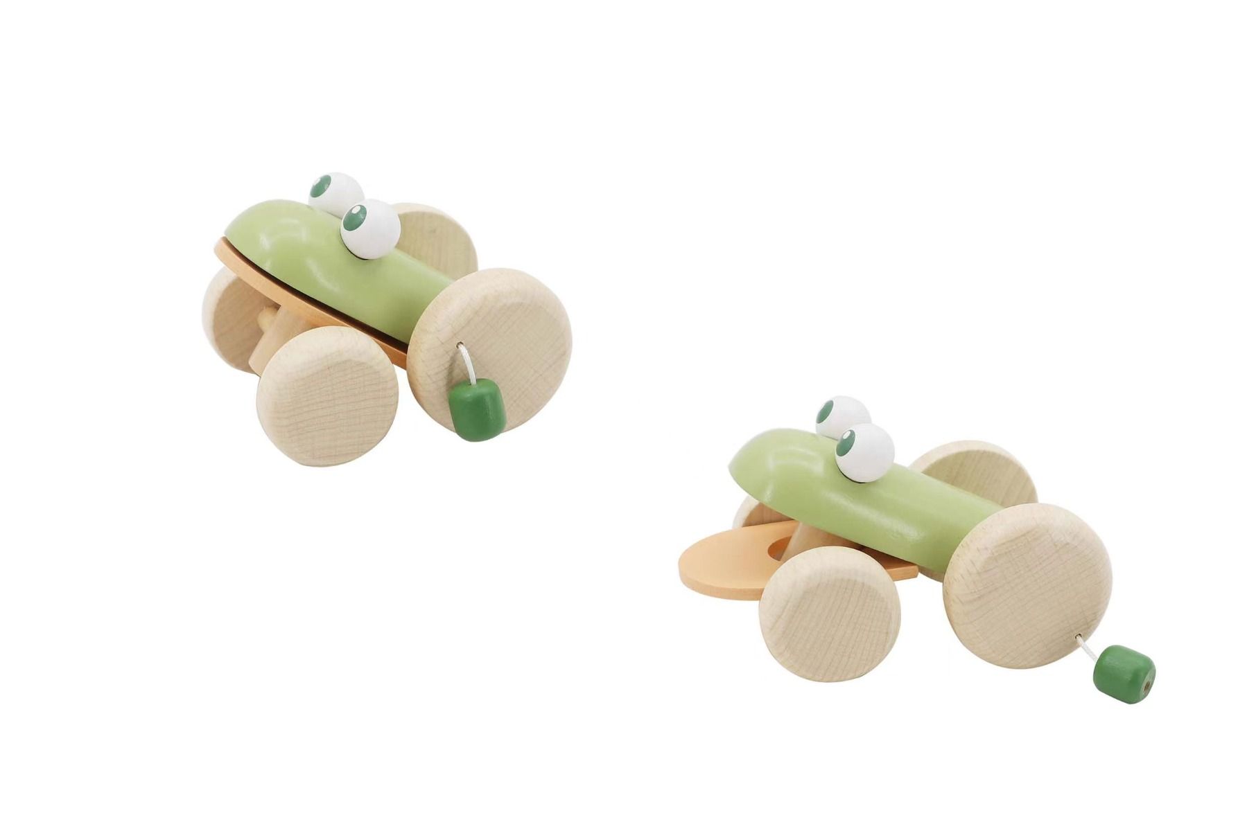 Wooden Pullalong Frog