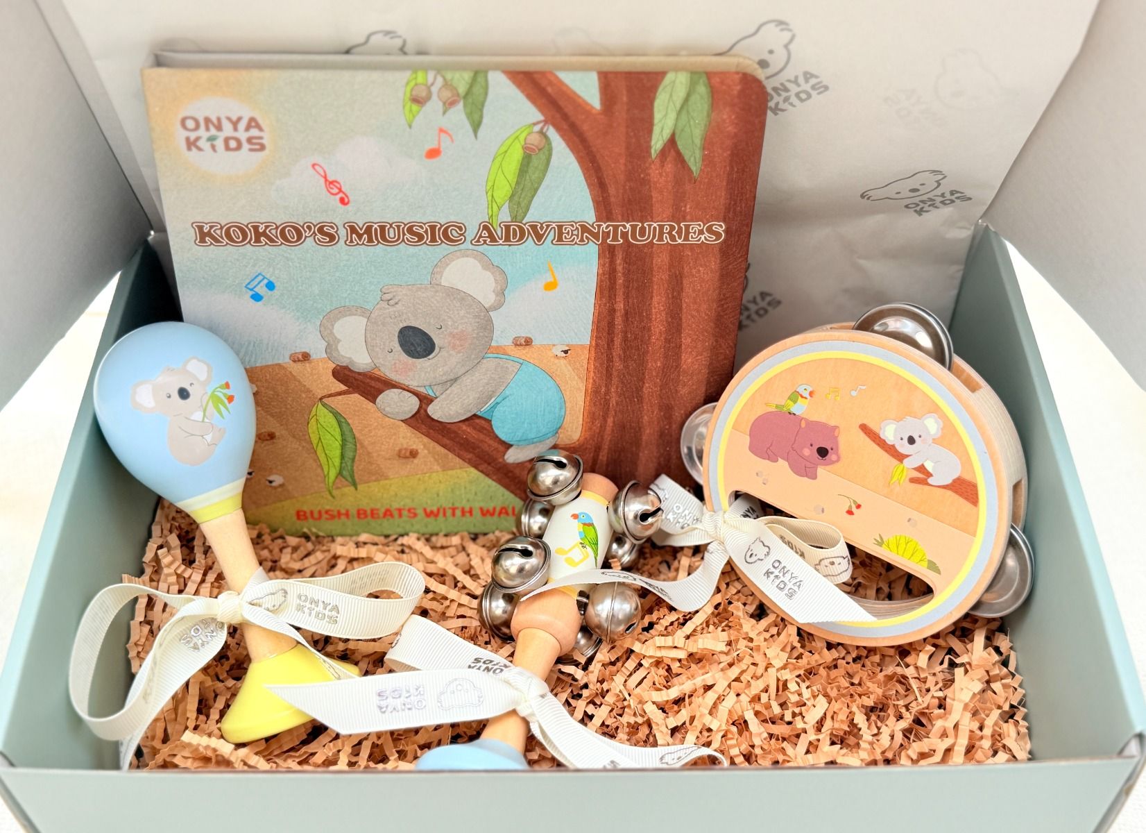 Koko's Music Adventure Rhythm and Tell Gift Box-Koala & Wombat 4pcs Set