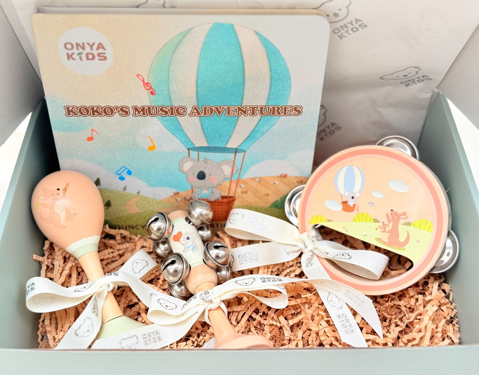 Koko's Music Adventure Rhythm and Tell Gift Box-Koala & Kangaroo 4pcs Set