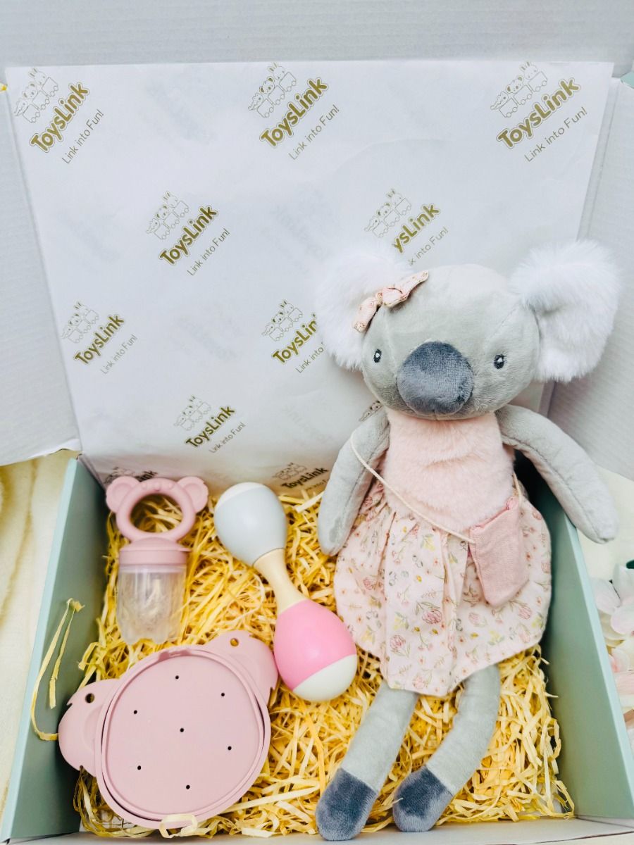 4pcs Girl Koala Baby Hamper/Gift Box