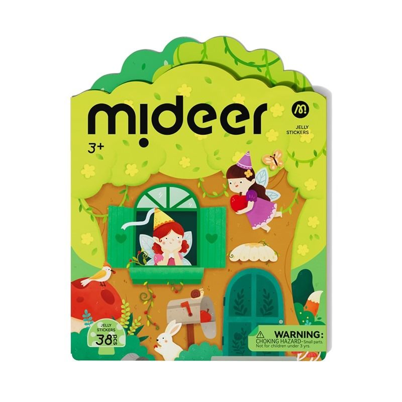 Mideer Reusable Jelly Sticker Set-The Busy Animal Town