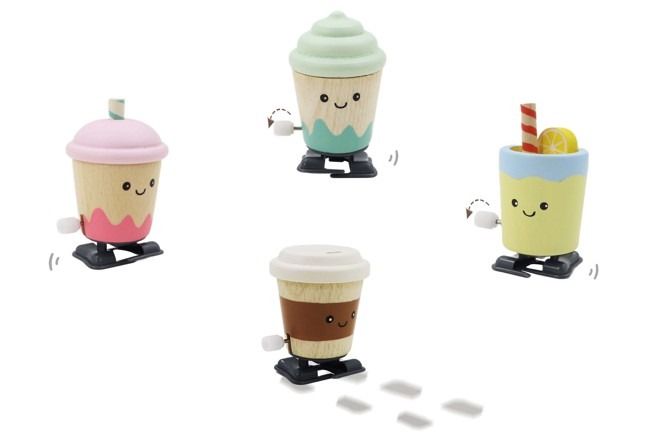 Wooden Wind up Beverage Cup