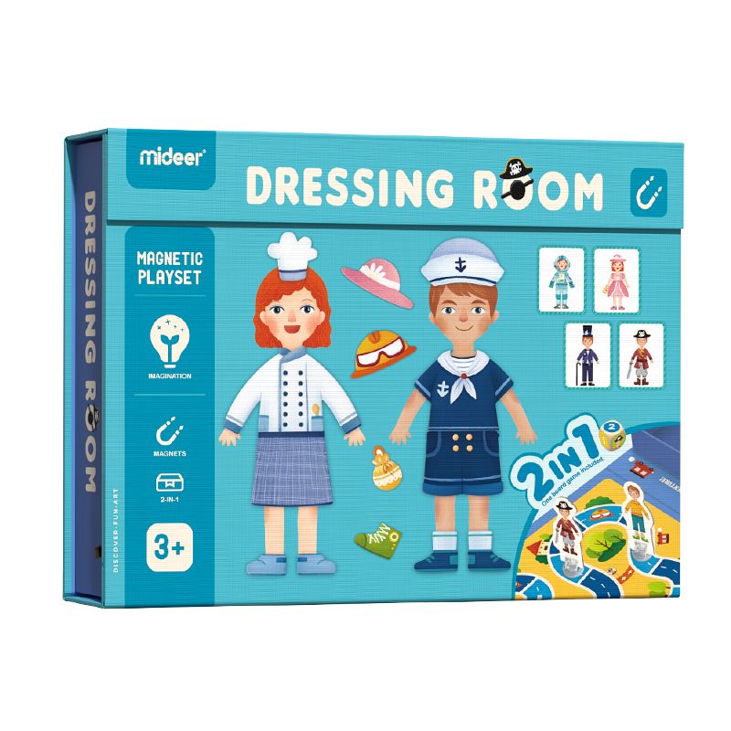 2 in 1 Magnetic Dressing Room Game