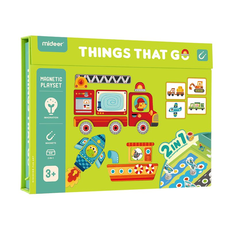 2 in 1 Magnetic Traffic Game
