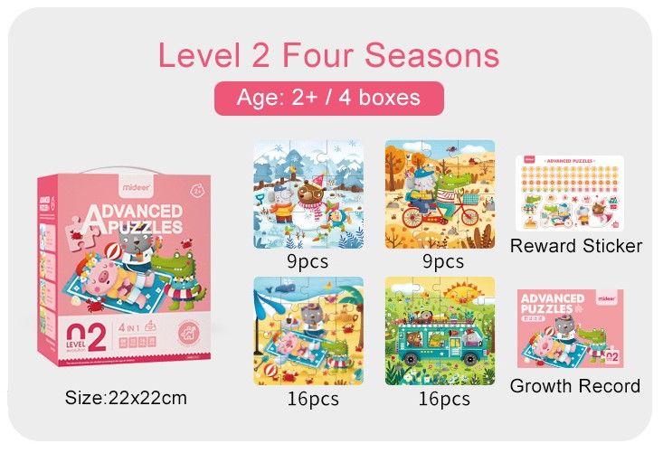 MiDeer Advanced Puzzle Level 2 Four Seasons