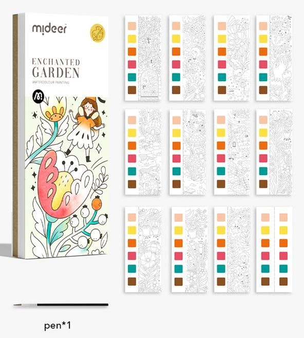 Watercolour Painting - ENCHANTED GARDEN