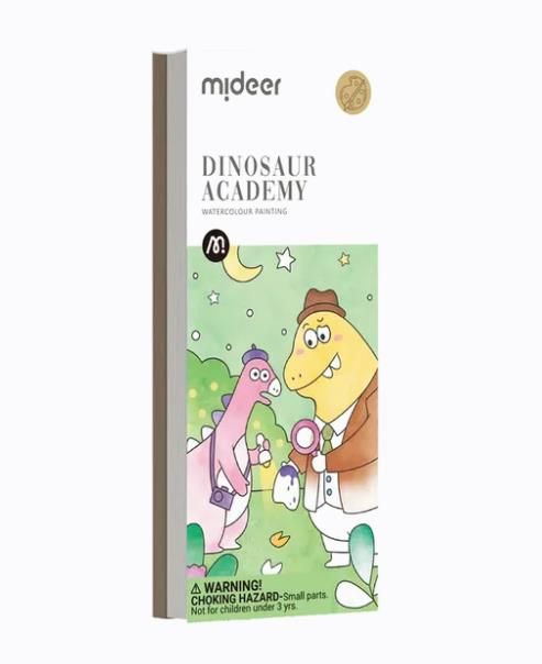 Mideer watercolour painting - dinosaur academy