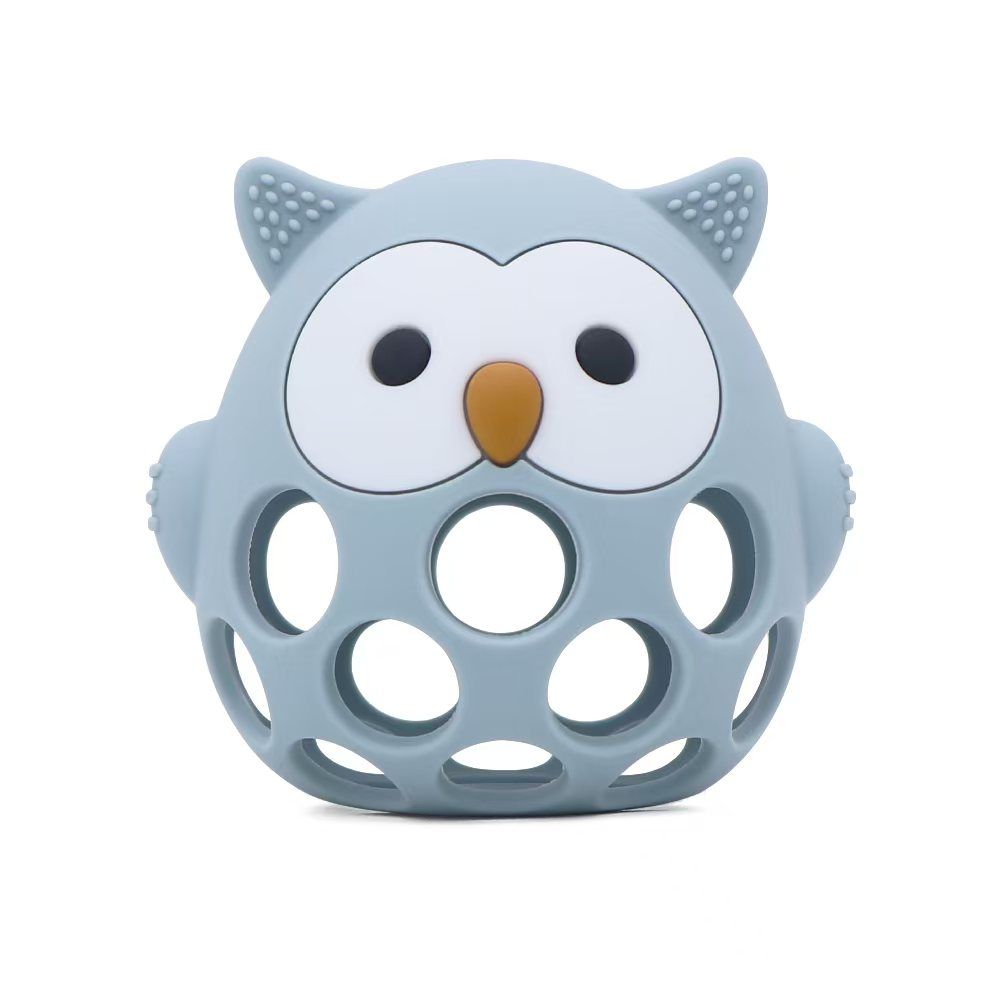 Blue Silicone Owl Teether