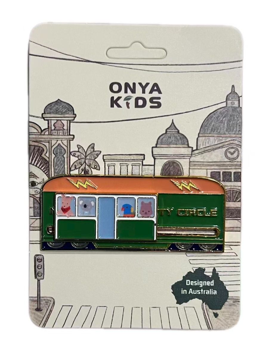 Onya Kids Melbourne Tram Enamel Pin