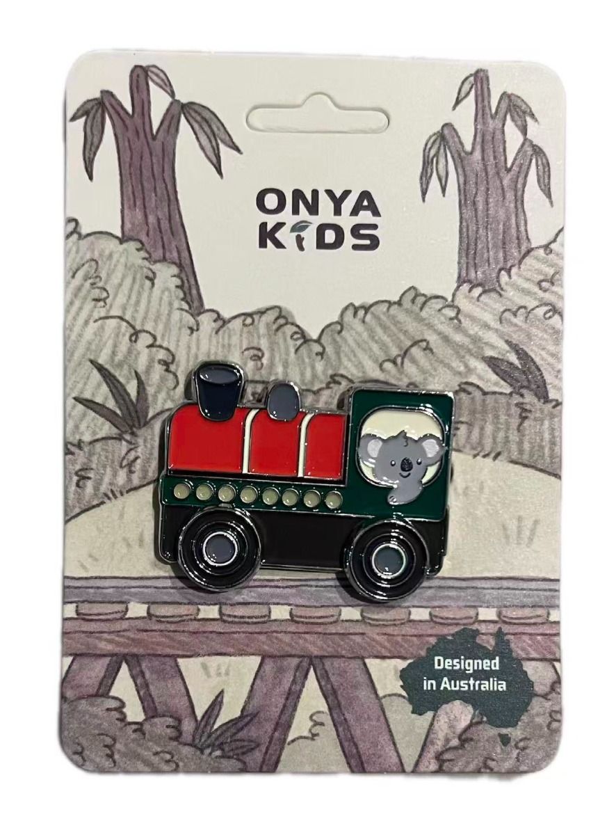 Onya Kids Steam Train Enamel Pin