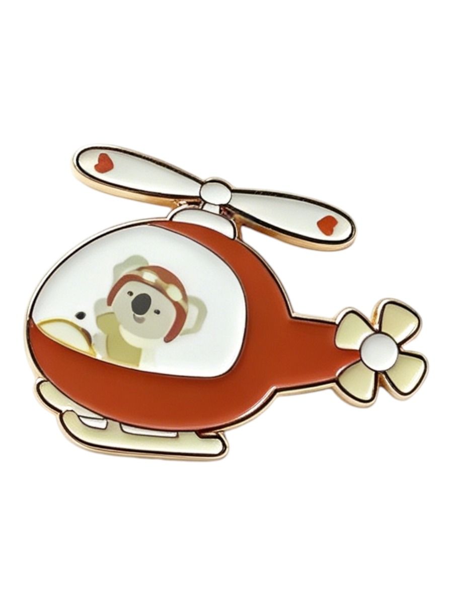 Little Aussie Adventure-Helicopter Enamel Pin