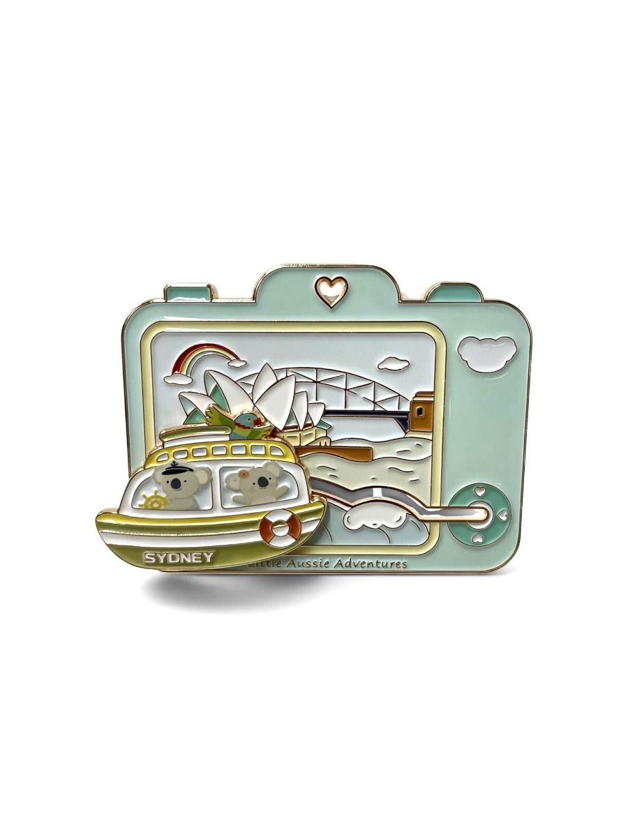 Little Aussie Adventure-Sydney Harbour Ferry Enamel Fridge Magnet