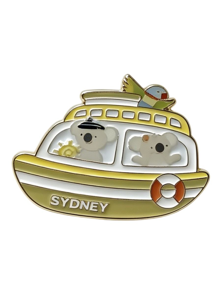Little Aussie Adventure Sydney Cruise Enamel Pin