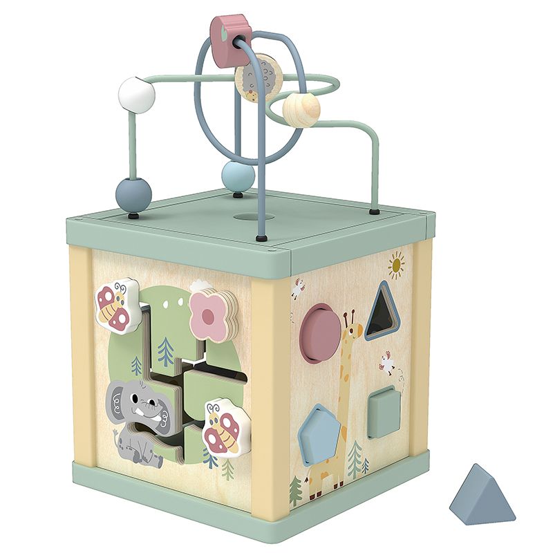 Wooden Activity Cube