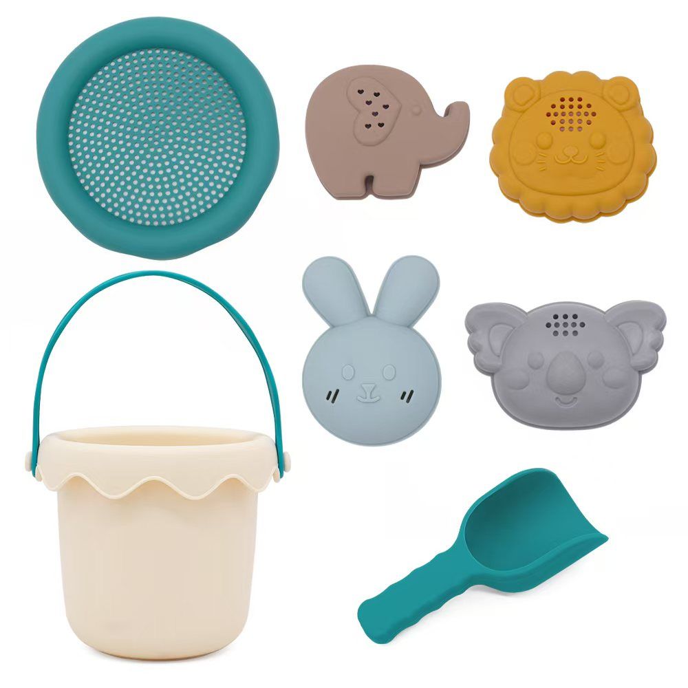 Silicone Beach Bucket Playset