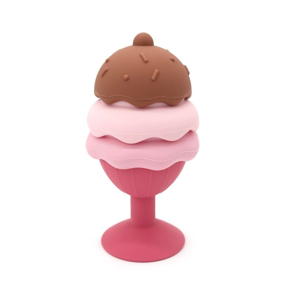Silicone Ice Cream Stacking Toy