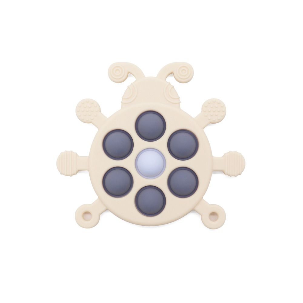 Silicone Ladybug Pop It Fidget Toy-Blue