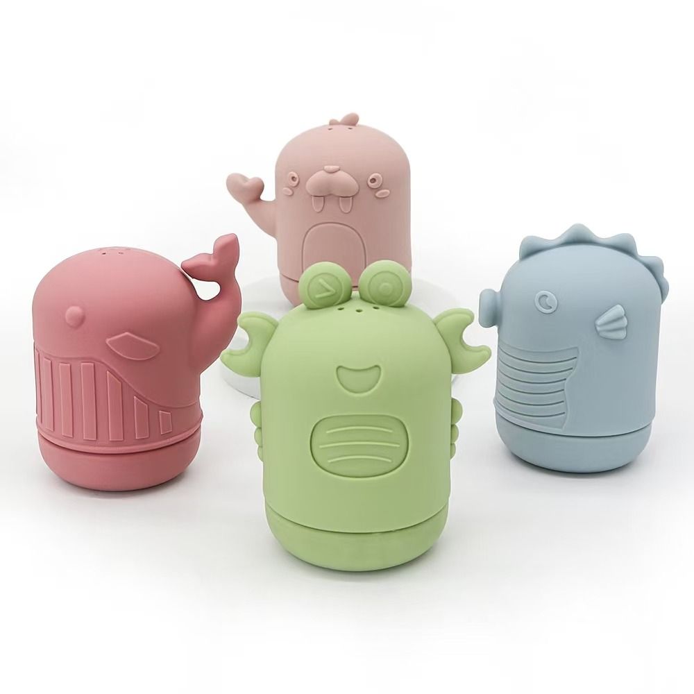 Silicone Squeezable Bath Toys Set