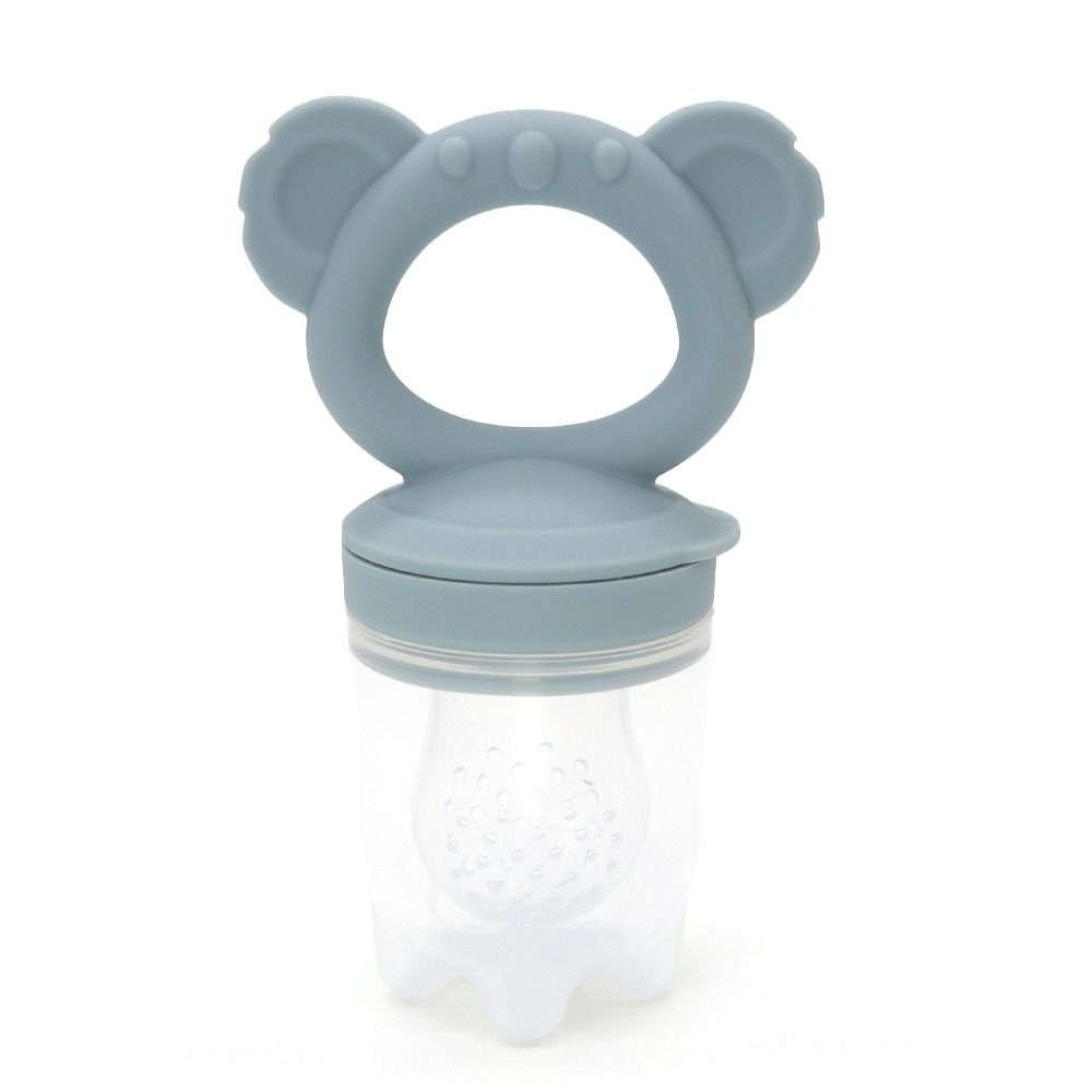 Blue Silicone Koala Baby Food Feeder