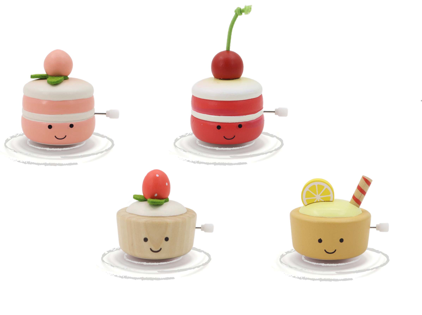 Wooden Wind-up Cupcakes