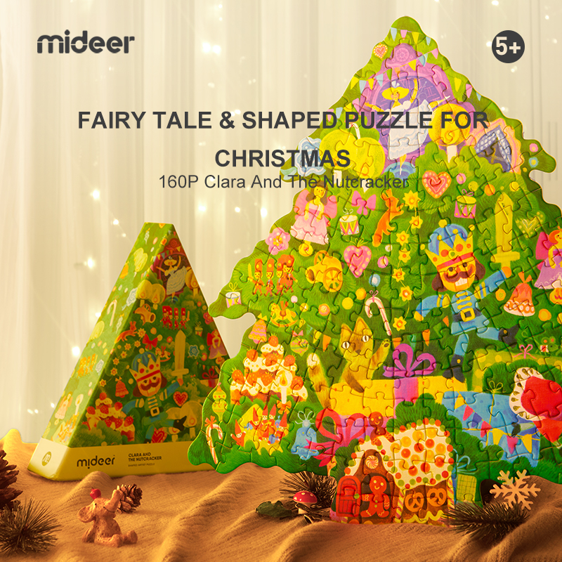 Mideer Christmas Tale Shaped Puzzle - Nutcracker Kingdom 160P